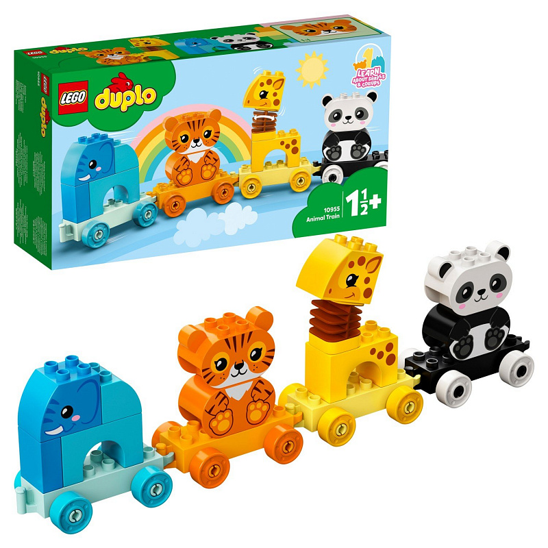 Конструктор LEGO DUPLO My First Поезд для животных 15 деталей