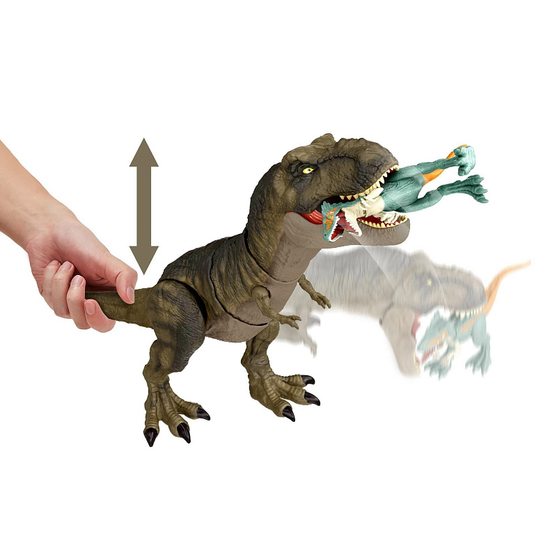 Фигурка динозавра Хищный свирепый Ти-Рекс Jurassic World Мир Юрского периода