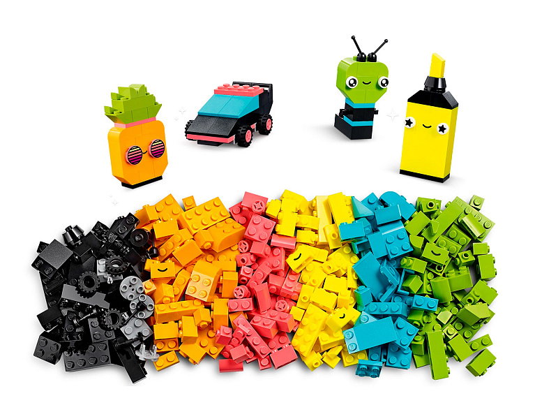 Конструктор LEGO Classic Творческое неоновое веселье 11027